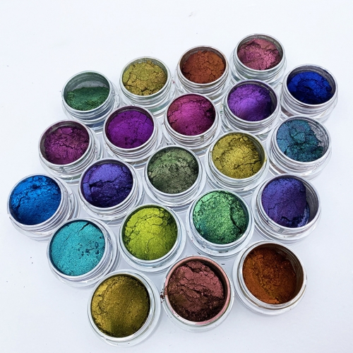 Bulk Chameleon Pearl Pigment Color Shift Mica Powder For Epoxy